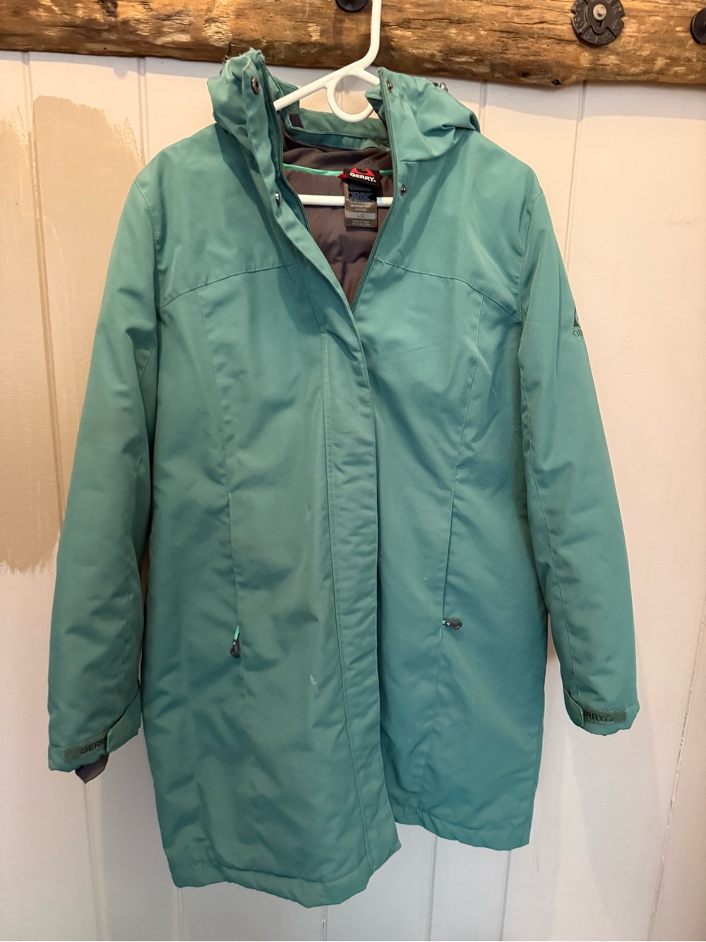 Gerry Women’s Mint Green Hooded Winter Ski Jacket